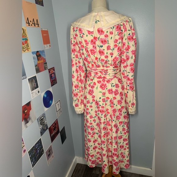 Johnny Hates Jazz Oversized Collar Floral MIDI Dress - Picture 4 of 9